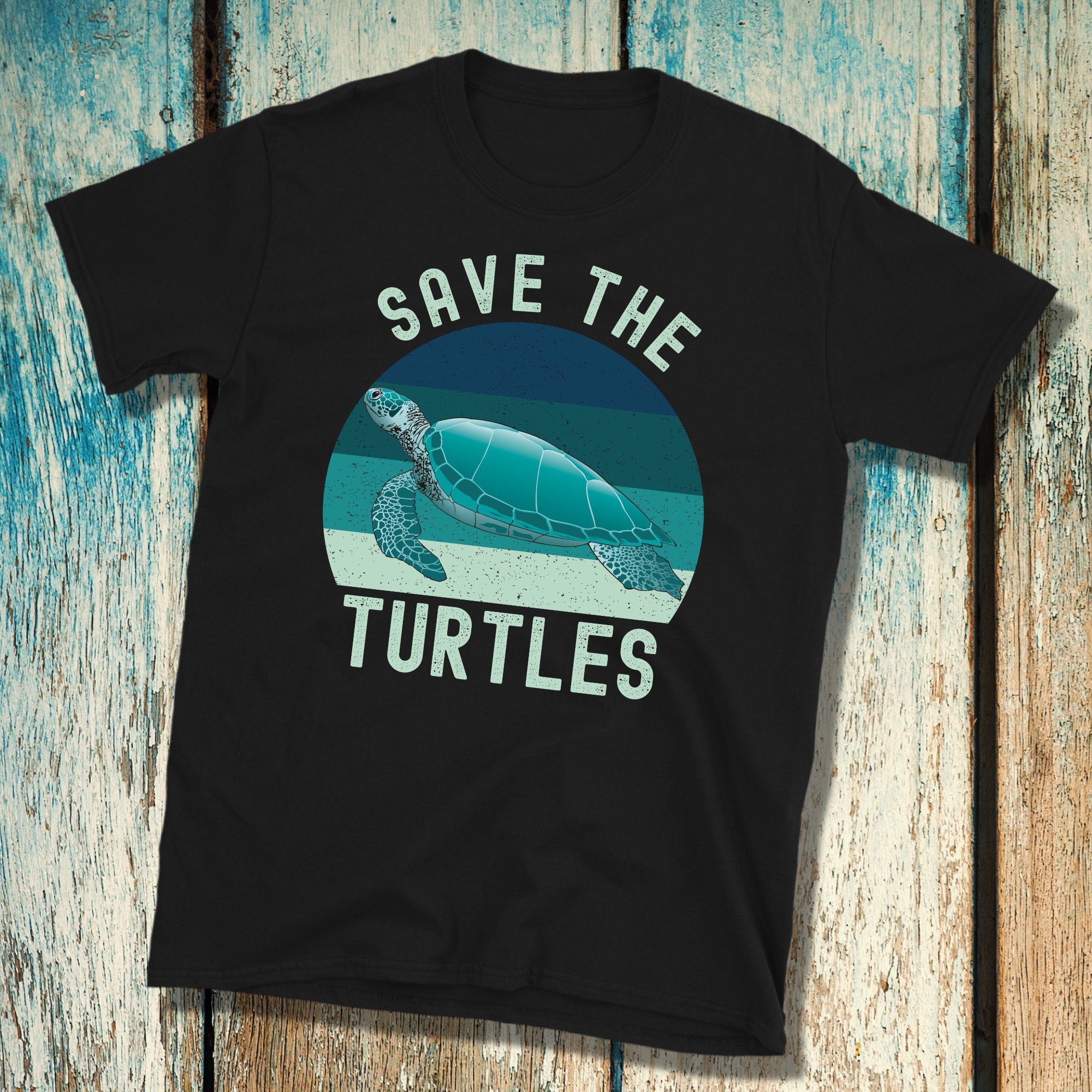 Save the turtles shirt vintage turtle shirt sea turtle | Etsy