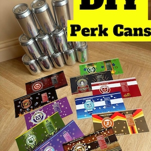 Black Ops 6 Zombie Perk DIY Cans/Stickers Build - A - Perk