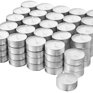 100 Tealights Tealight Candle for TeaLight Stove Candle Candles