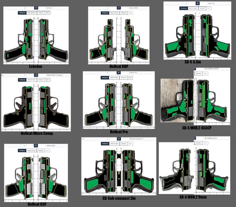 Springfield Templates for Design and Engraving (beyond Affordable) - Etsy