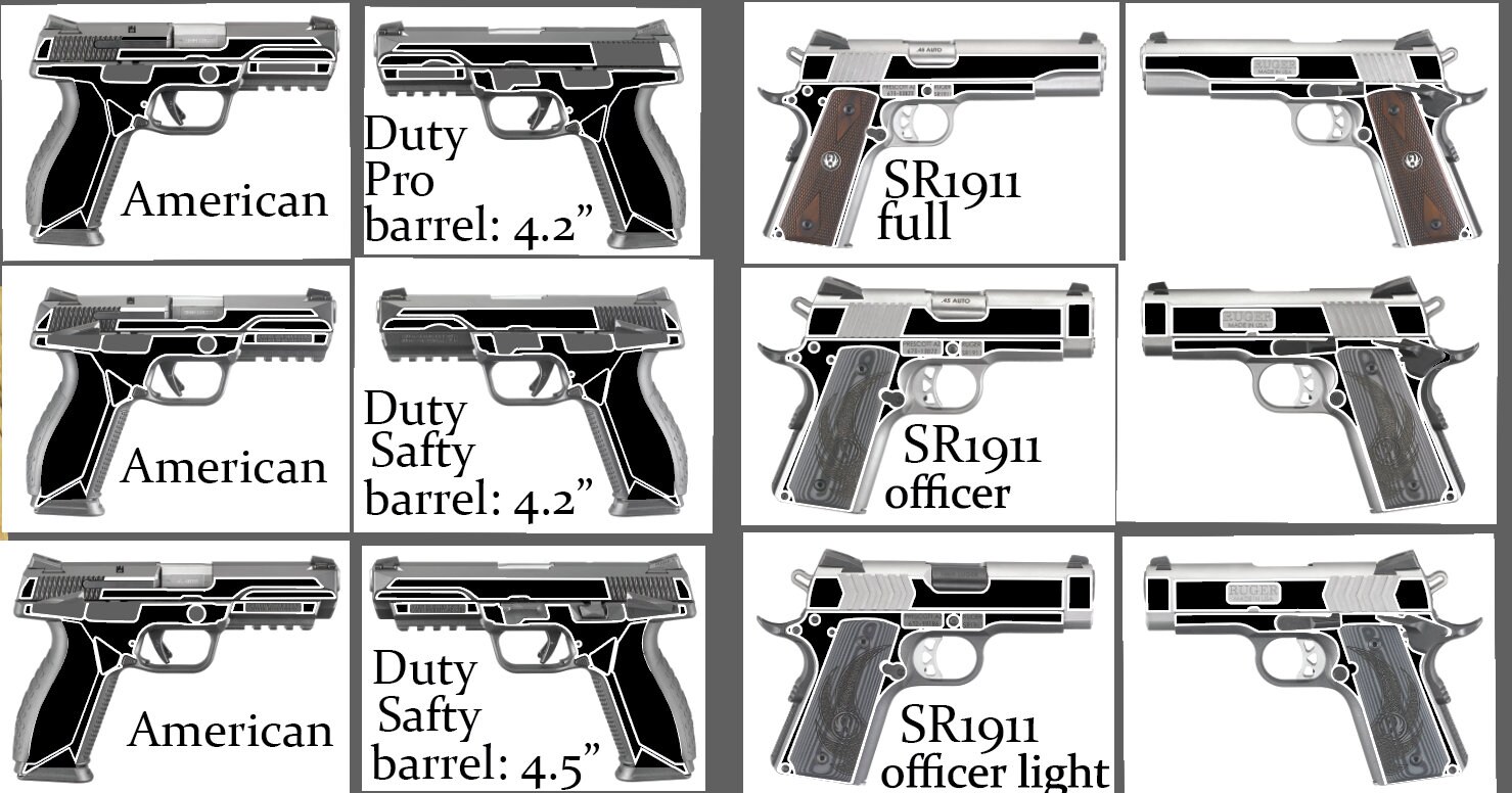 Ruger Templates for Design and Engraving (beyond Affordable) - Etsy