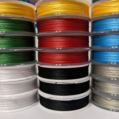 Threads for Embroidery With Beads Beading Threads Colored Etsy