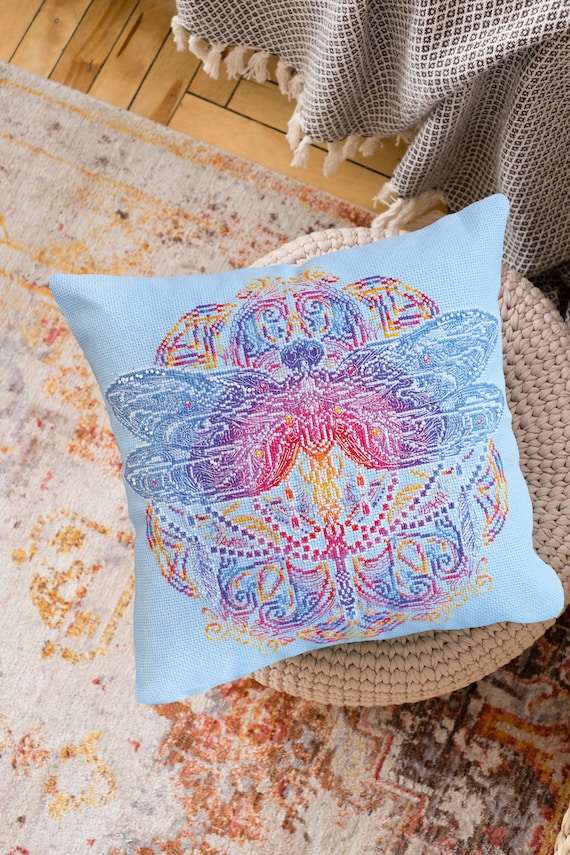 クロスステッチ クッション 刺繍 クロスステッチクッションの通販