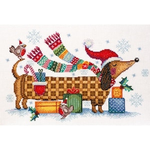 Cross stitch embroidery &quot;I am feeling a holiday&quot;. DIY cross stitch picture.