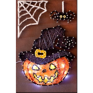 String Art DIY Kit "Pumpkin" DIY, Abris Art. Creative DIY Kit.