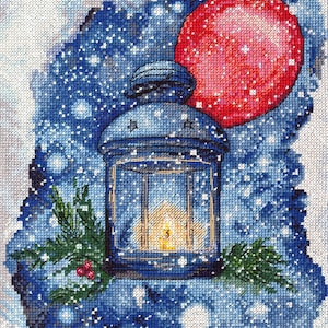 Cross stitch embroidery &quot;Gaudete&quot;. Abris Art DIY cross stitch picture.