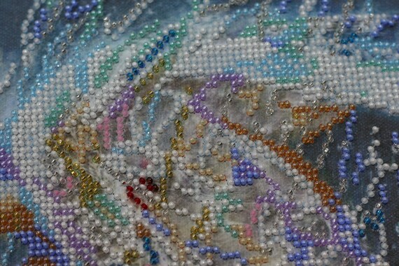 Kit Broderie Perles Rocaille <Meilleurs Amis> - Toile 30x40cm - DIY Point De Croix - Artisanat