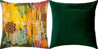 Kit Fai Da Te Per Cuscino A Punto Croce "Giorno D'autunno", Kit Per Federa Per Cuscino Arazzo, Kit Per Punto Tenda, Kit Per Ricamo, 40 X 40 Cm (16"x16"), Tela Stampata