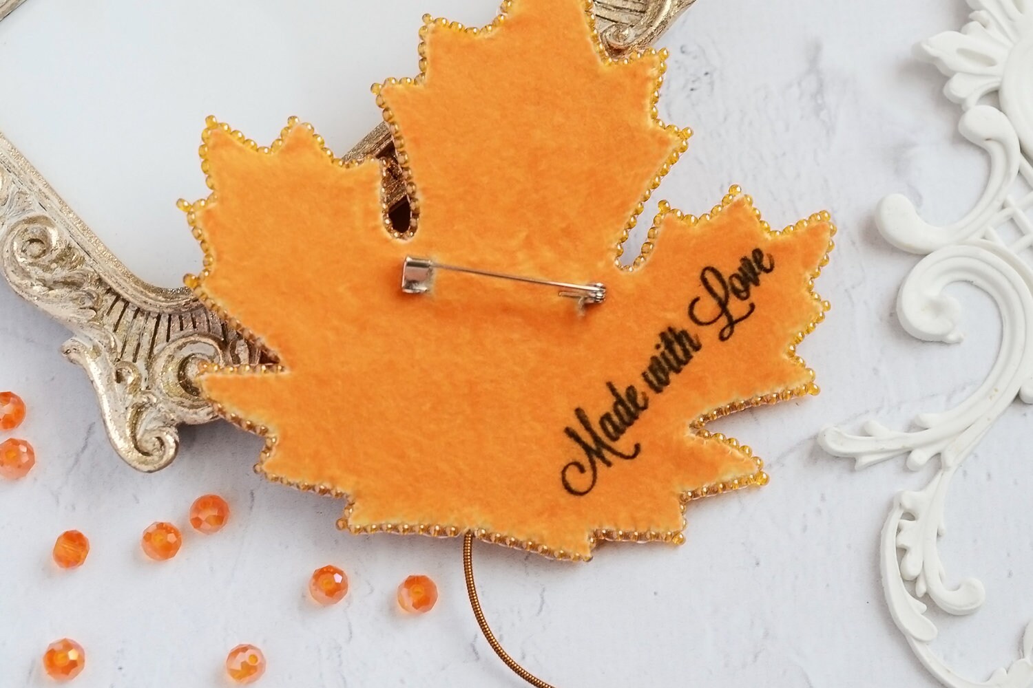 ビュフェ アート作品「Orange Daisys」Hibell Art 証明付き