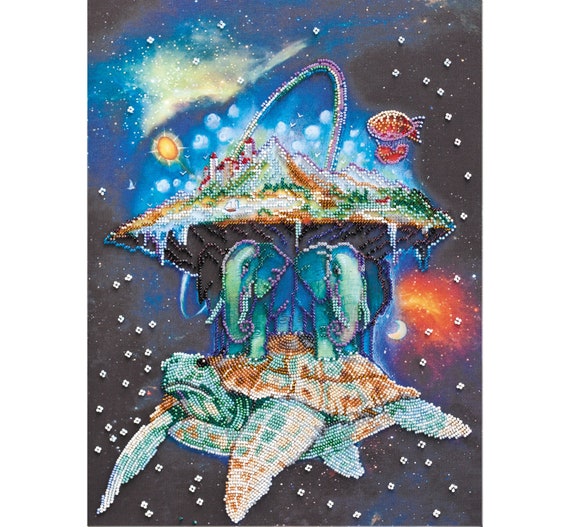 Bead Embroidery Kit By ABRIS ART - WHITE