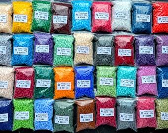 50g Opaque PRECIOSA Seed Beads 10/0 50g per bag. Traditional Czech Beads for bead embroidery, round beads microbeads for beading.