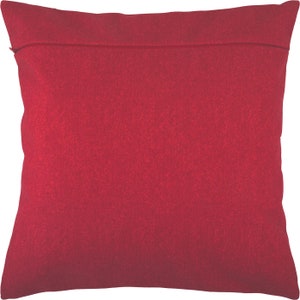 Needlepoint Pillow Cover for &quot;Red flowers&quot; DIY kit.