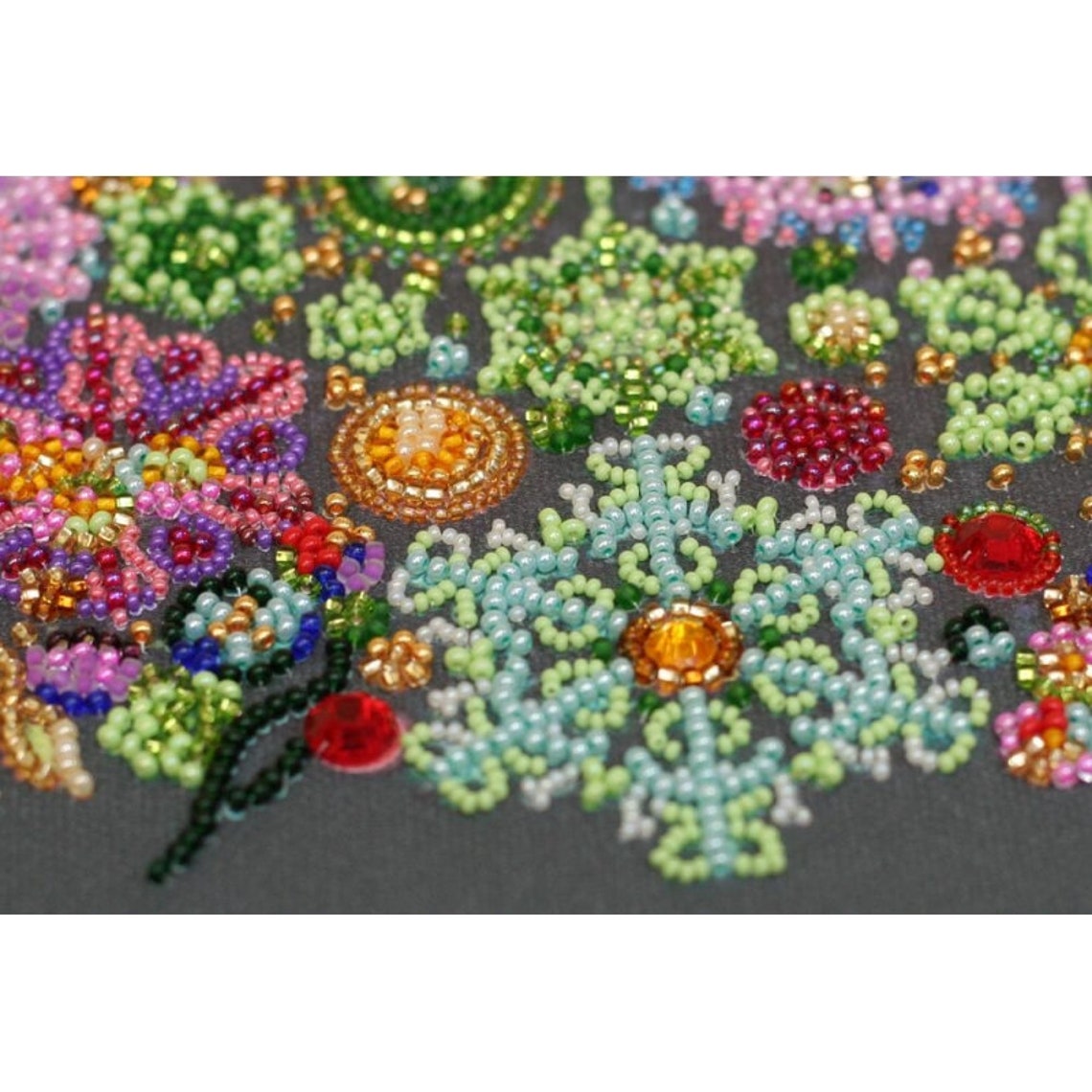 Kit de broderie de perles sur la toile dart Golden Lights. Etsy