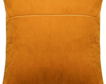Needlepoint Pillow Cover for "Orange (velvet)" DIY kit.