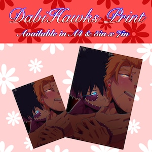 MHA | DabiHawks Print | “You’re Mine.” | Glossy