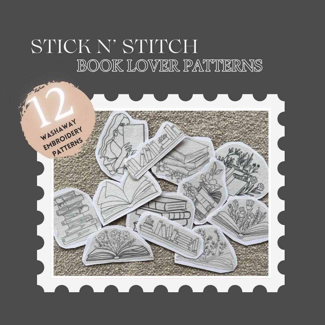 Stick and Stitch Self Adhesive, Water Soluble Fabric Stabilizer