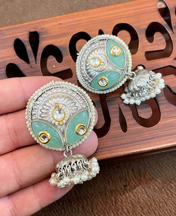 92.5 silver deals jhumkas