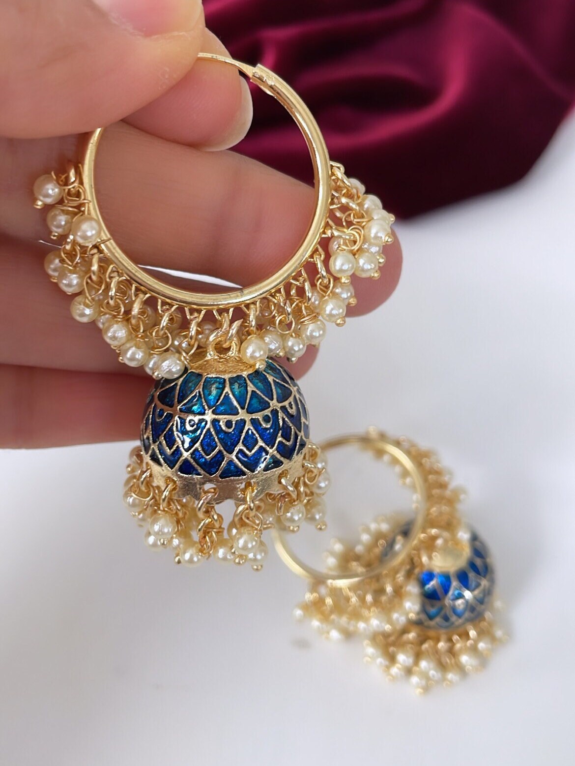 Gajra jhumka deals