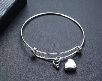 Color Options Sterling Silver Memorial Ash Cremation BraceletAsh Memorial Bracelet Pet MemorialCremation Bracelet 100
