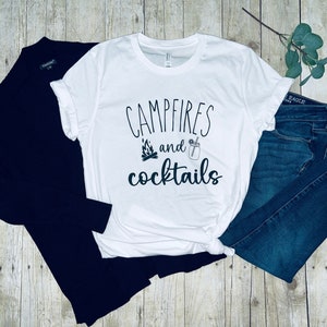 Campfires & Cocktails t-shirt