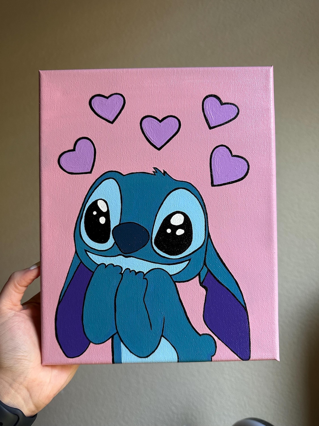 Stitch Lilo and Stitch Acrylic Painting - Etsy