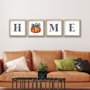 Set di poster autunnali, poster per la casa, poster di zucca, zucca, ottobre, autunno, decorazione cocooning