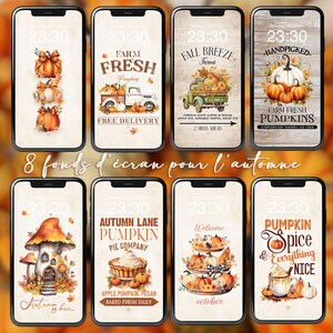 8 sfondi autunnali per telefono, sfondi per telefono, autunno, decorazioni autunnali, ottobre