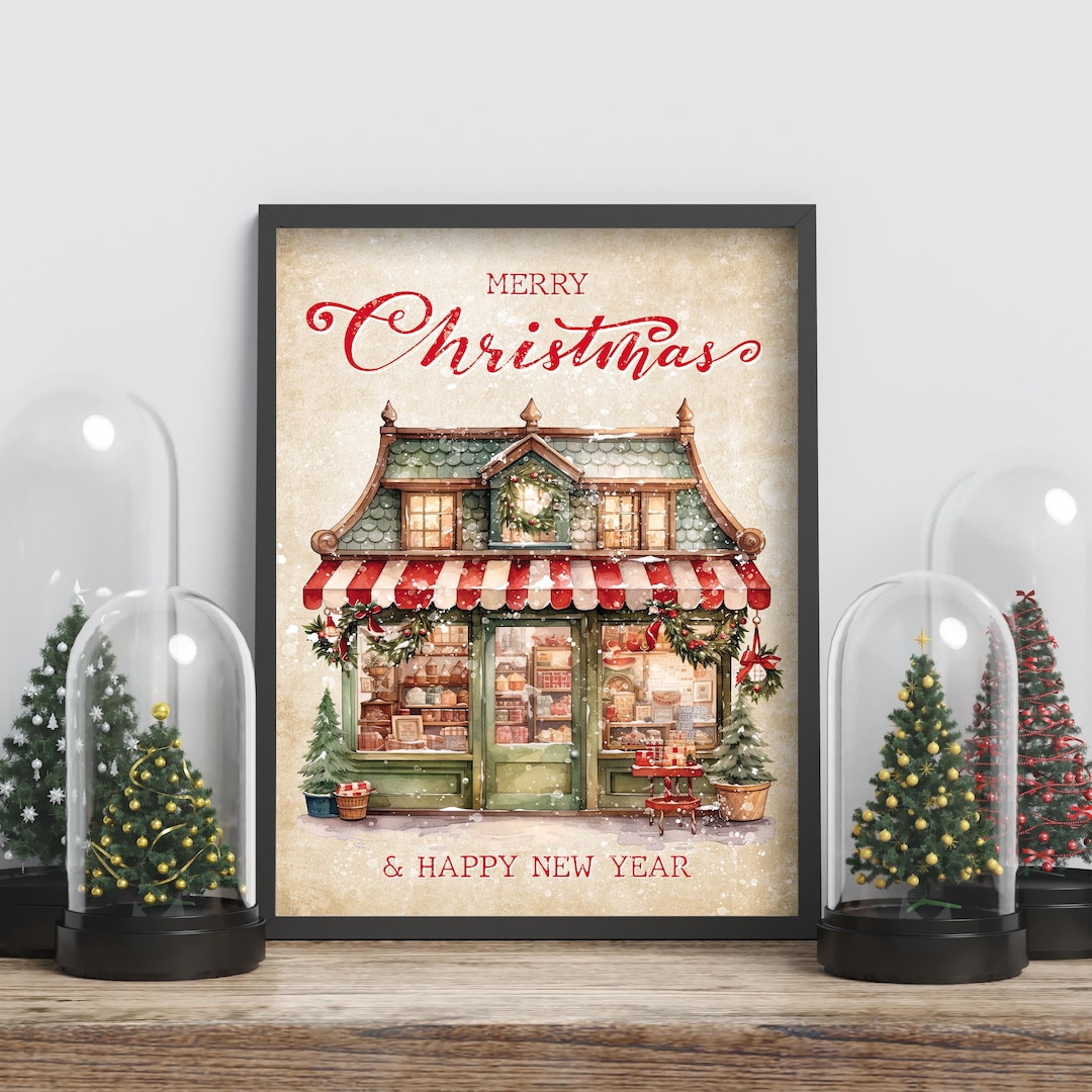 Panneau « Merry Christmas » - Décoration De Noël Rustique - Inscription