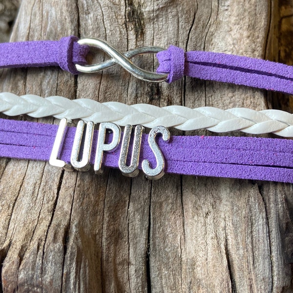 Lupus, Lupus Awareness, Lupus Jewelry, Lupus Bracelet, Lupus disease, Jewelry for Lupus Identification, Medical ID Lupus, Lupus Symbol