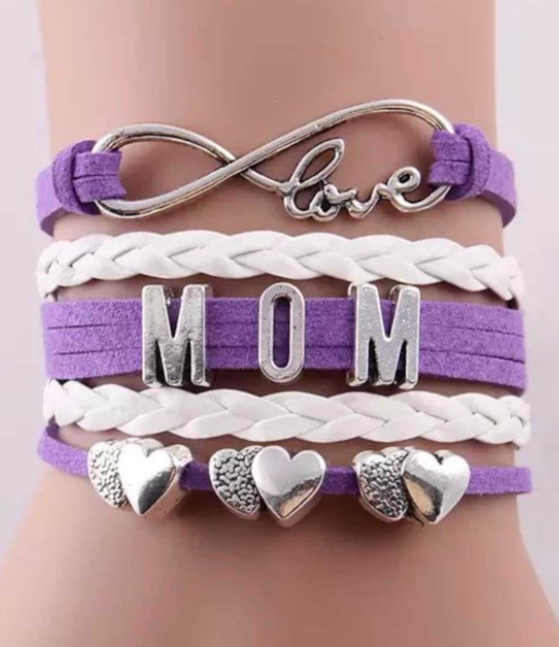 Gift for Mom Bracelet for Mom Bracelets for Mom From Kids Etsy