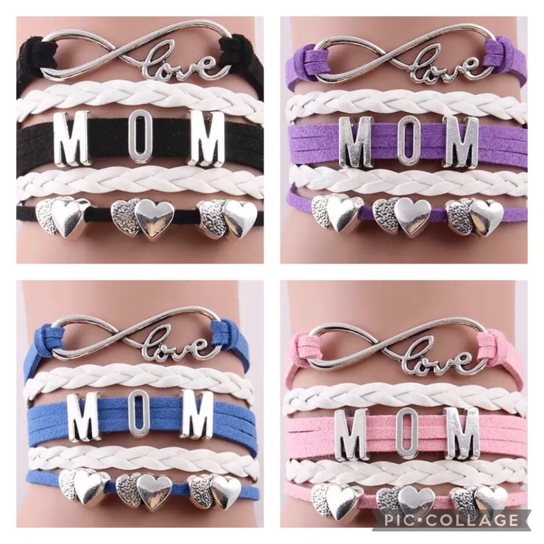 bracelets for mom from kids mother gift bracelet for mom gift for new mom Gift for mom new baby baby shower Mother\u2019s Day personalized