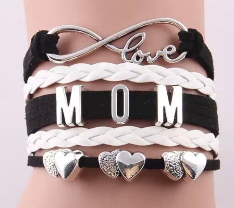 bracelets for mom from kids mother gift bracelet for mom gift for new mom Gift for mom new baby baby shower Mother\u2019s Day personalized