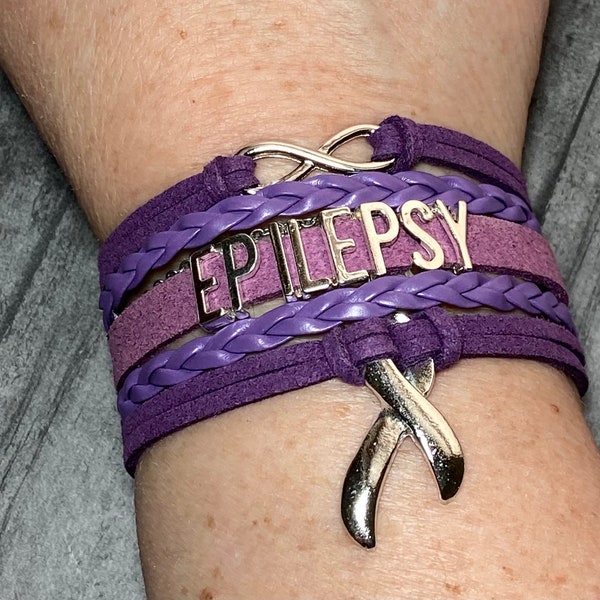 Epilepsy Awareness, Epilepsy, Epilepsy Awareness Bracelet, Epilepsy Alert, Epilepsy medical Alert, medical id, Medical Identification