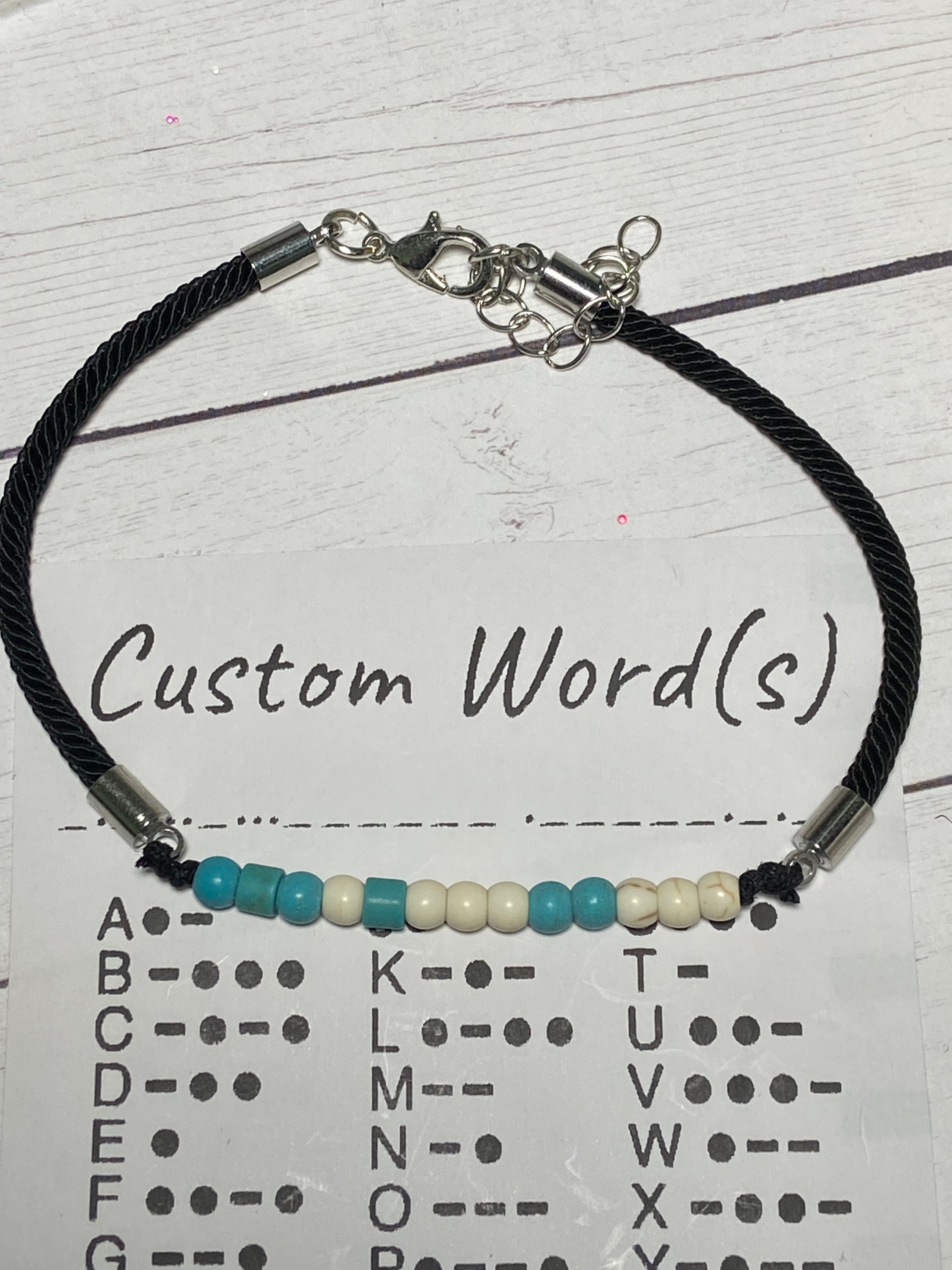Heishi Color Pop Bracelet Custom Word – Mod Miss Jewelry