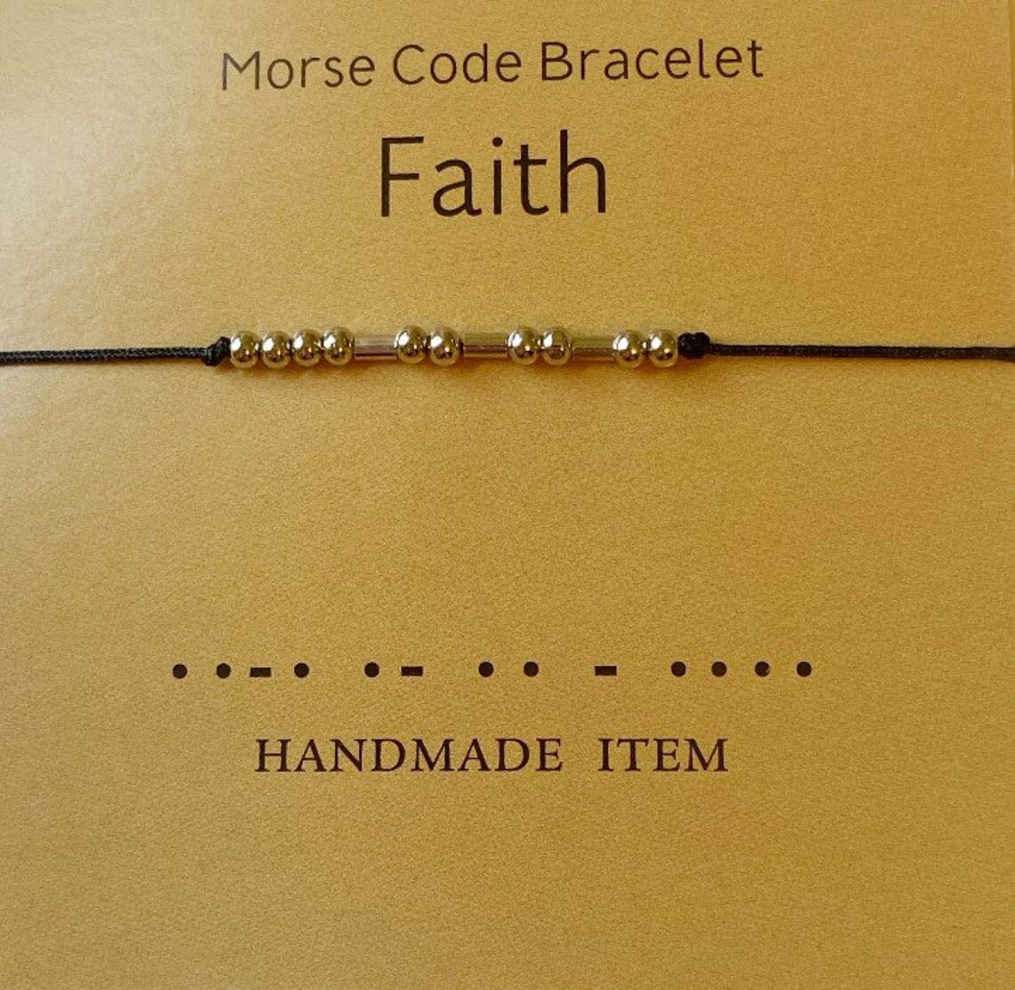Faith Morse Code Jewelry FAITH Gift of Faith Christian Etsy