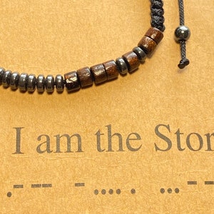 I Am the Storm, Hidden Message Jewelry Morse Code Bracelet ...