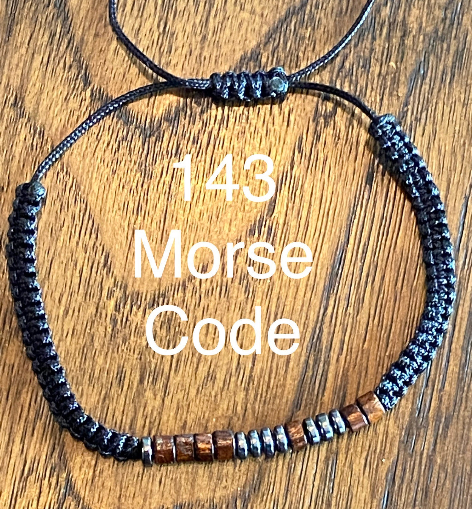 143 Morse Code I Love You Boyfriend Custom Jewelry Wife / | Etsy