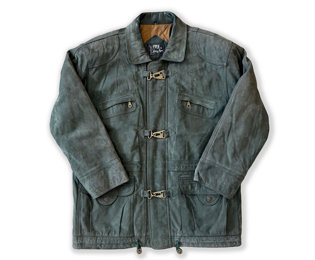 Vêtement Ancien Pour Poupée – Parka Nubuck Caramel – Fait Main