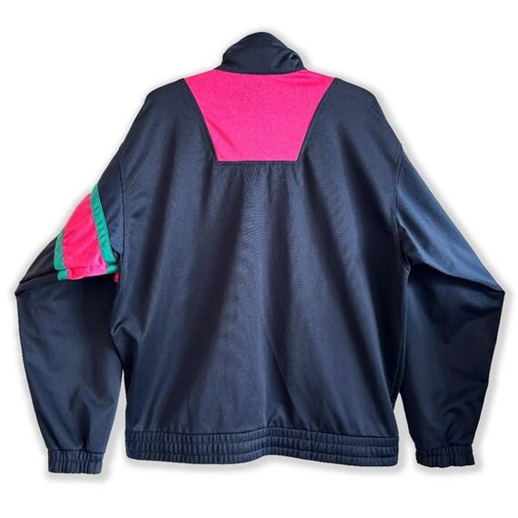 Fila Vintage 90s Track Jacket Blue Pink Oversized… - image 5