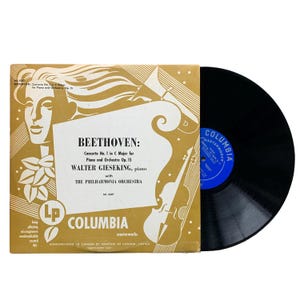 Beethoven Concerto No. 1 in C Major - Walter Gieseking with The Philharmonia Orchestra - Columbia Masterworks