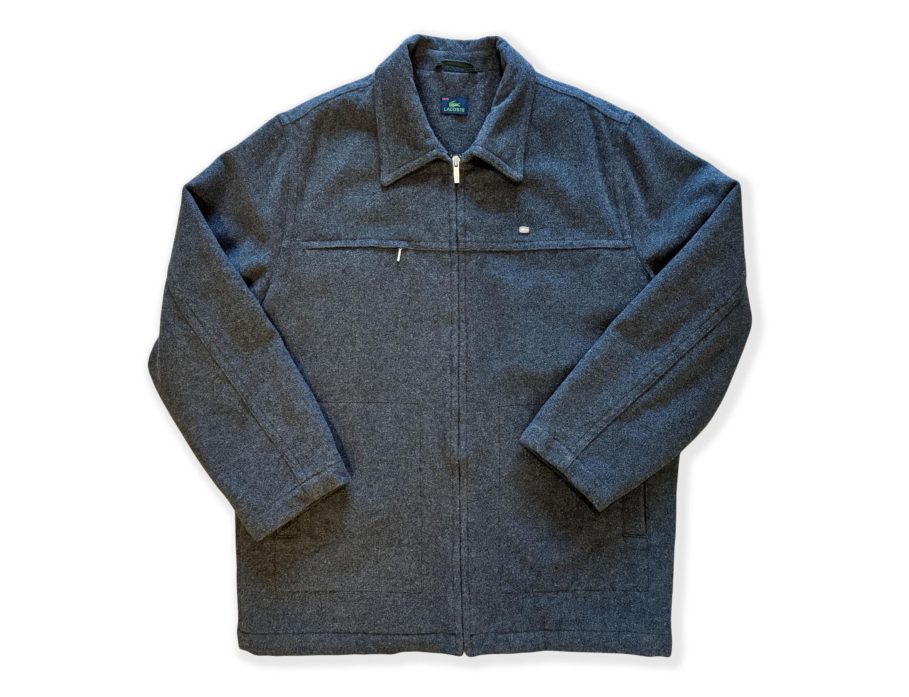 ジャケット・アウター lacoste wool jacket vintage Vintage Lacoste Wool Long Coat Jacket | eBay