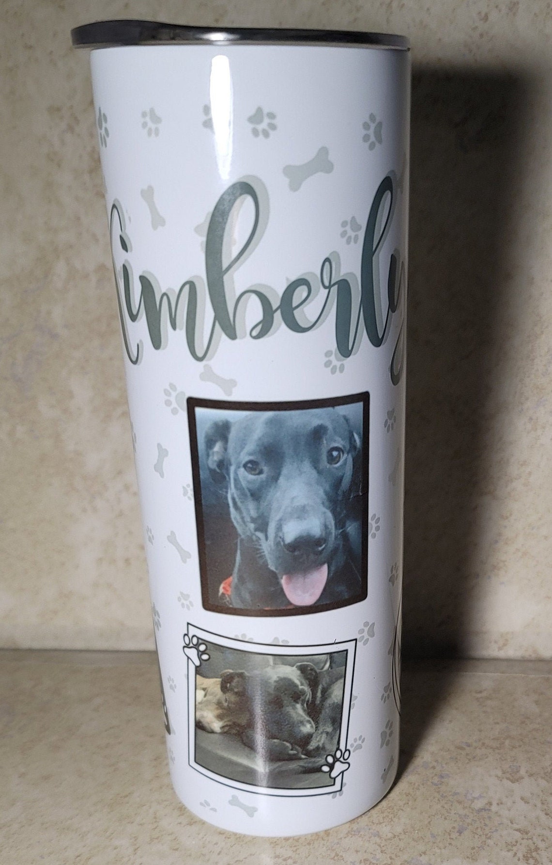 CUSTOM Dog Tumblerpersonlized dog tumbler gift for dog mom Etsy