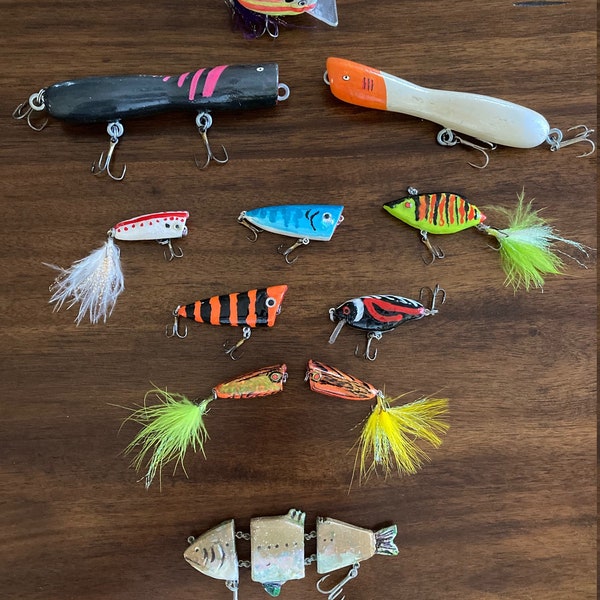 Hand Painted Fishing Lures Etsy