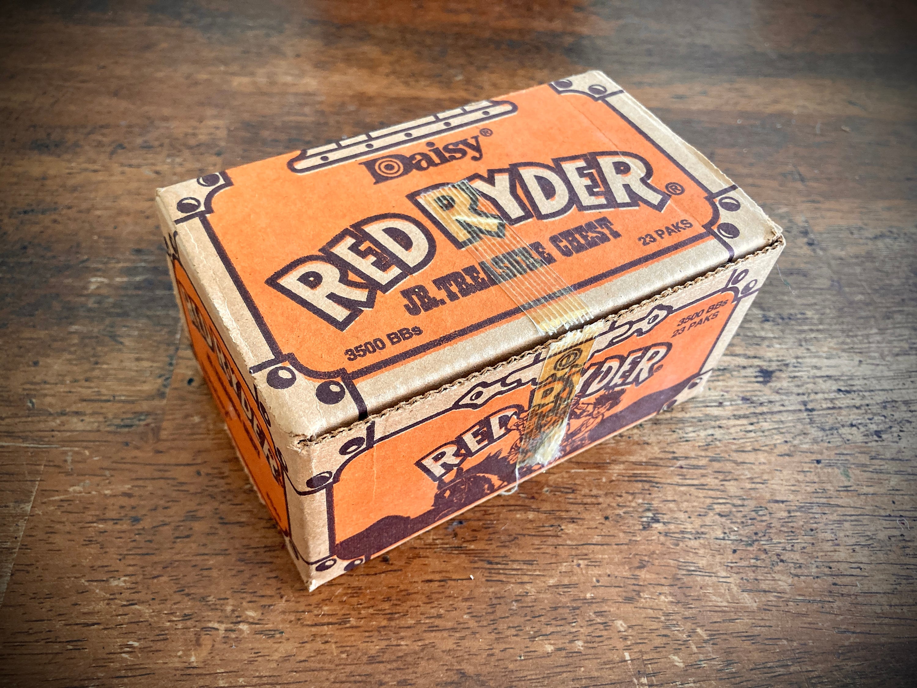 1989 Daisy Red Ryder Jr Treasure Chest of Bbs, 21 Sealed Bags, Toy