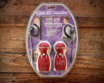 NEW 2002 Nintendo Game Boy Advance Walkie Talkie Set, Toy, Sakar, Hand Free Headset, Unopened