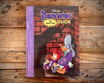 1992 Darkwing Duck That Sinking Feeling, Disney, Large HC Book, Vintage 90s, Cartoon Character, Mallard Press