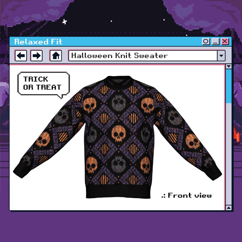 Grunge Goth 'Ashes to Ashes' Black and Gray Grunge Sweater