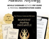 Neville Goddard Method to Manifest Anything Instantly - The Complete PDF eBook Guide + Printable Manifestation Cards