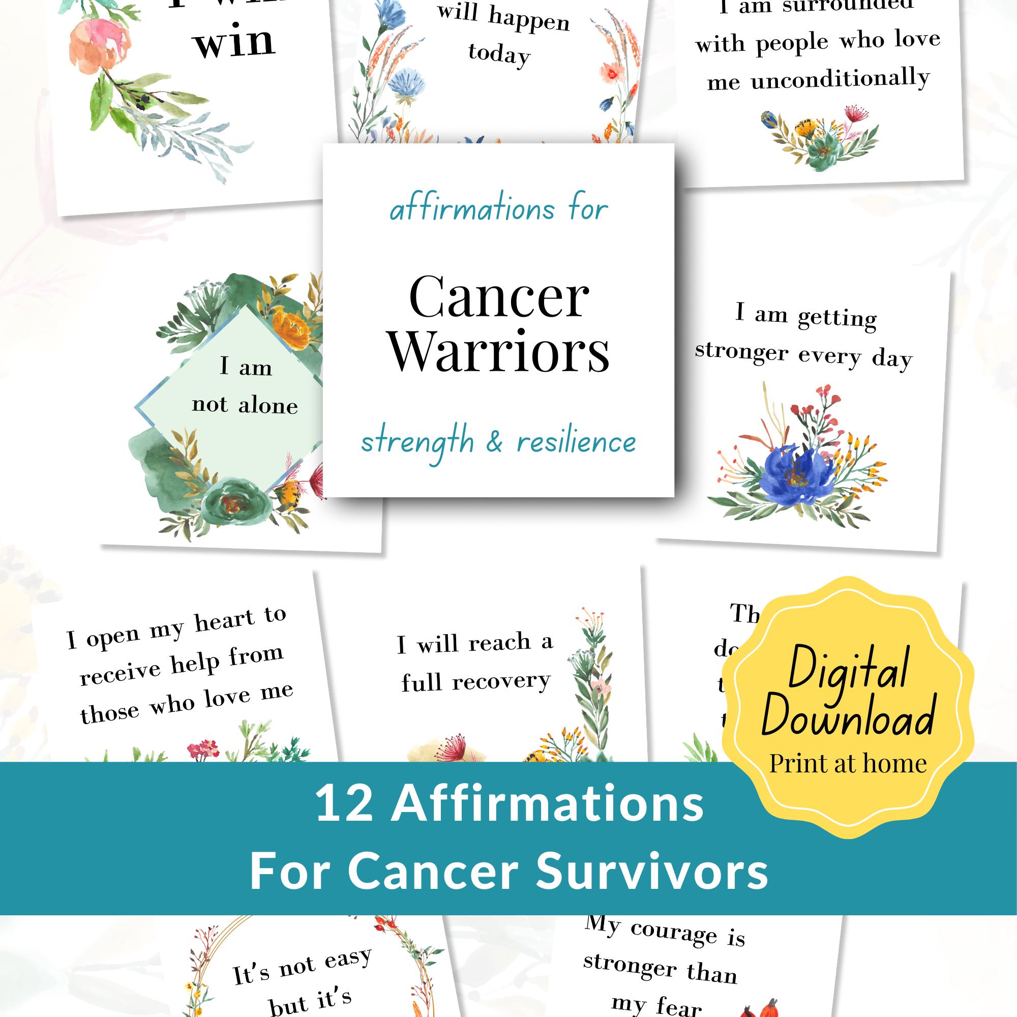 Cancer Survivor Affirmations: Uplifting Strength & Recovery (PDF