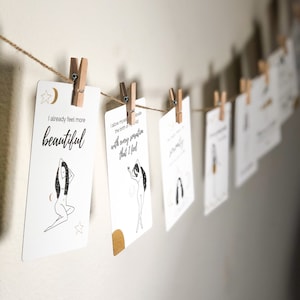 Cartes de confirmation POST-PARTUM | TÉLÉCHARGEMENT NUMÉRIQUE | Soutien aux mères | Cadeau post-partum positif | Cartes Mantra | Cartes Confirmation
